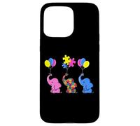 Carcasa para iPhone 15 Pro MAX Autism Shirt Elephant Gift Autism Awareness Shirt Sensory