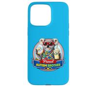 Carcasa para iPhone 15 Pro MAX Autismo Brother, Koala Bear Donut Milkshake Neurodiverso TDAH