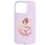 Carcasa para iPhone 15 Pro MAX Bailarina Girl Dancing Name First Letter C Girly Tutu Ballet