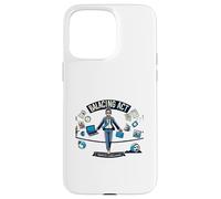 Carcasa para iPhone 15 Pro MAX Balancing Act Casual Oficina Desgaste hogar Esencial S19
