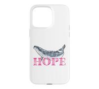 Carcasa para iPhone 15 Pro MAX Ballena jorobada Hope Line Art - Diseño detallado de Ballena