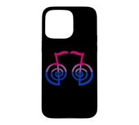 Carcasa para iPhone 15 Pro MAX Bandera Bisexual Kriya Reiki Símbolo Yoga Espiritual