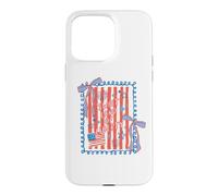 Carcasa para iPhone 15 Pro MAX Bandera con Lazo de Sweet Land of Liberty Patriotic Coquette, EE. UU.