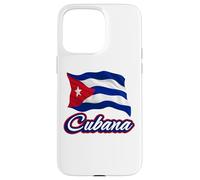 Carcasa para iPhone 15 Pro MAX Bandera Cubana Cubana Cubana Mujer Niña Patriótica Cubana