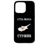 Carcasa para iPhone 15 Pro MAX Bandera Envejecida de Chipre Ayia Napa Pride