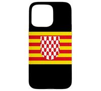 Carcasa para iPhone 15 Pro MAX Bandera GIRONA ESPAÑA CATALUÑA