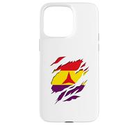 Carcasa para iPhone 15 Pro MAX Bandera Republicana Brigadas Internacionales Efecto 3D