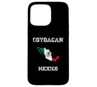 Carcasa para iPhone 15 Pro MAX Bandera Retro de México de Coyoacán