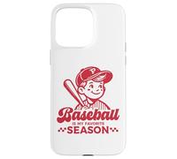 Carcasa para iPhone 15 Pro MAX Baseball Is My Favorite Season - Camiseta Deportiva Divertida para Jugador Retro