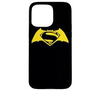 Carcasa para iPhone 15 Pro MAX Batman v Superman Simple Yellow Logo