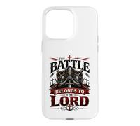 Carcasa para iPhone 15 Pro MAX Battle Belongs To The Lord Christian Warrior Armor of God