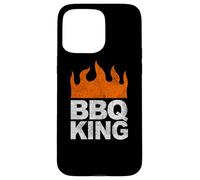 Carcasa para iPhone 15 Pro MAX BBQ King Barbacoa Parrilla Ahumado Patio Trasero Cocina Patio Trasero