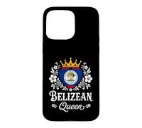 Carcasa para iPhone 15 Pro MAX Belizean Queen Belize Flag Proud Belizean Woman
