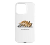 Carcasa para iPhone 15 Pro MAX Berger Picard Yoga Dog Día 3 Intento