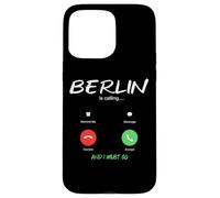 Carcasa para iPhone 15 Pro MAX Berlín está Llamando y Debo IR a Alemania de Viaje