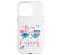 Carcasa para iPhone 15 Pro MAX Besties Gone Cruising Matching Womens Girls Cruise