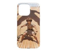 Carcasa para iPhone 15 Pro MAX Biblia Cristiana de Anime japonés épica - David & Batalla de Goliat