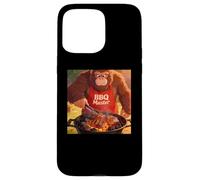 Carcasa para iPhone 15 Pro MAX Bigfoot Cooking Grill BBQ Funny Gift Bigfoot