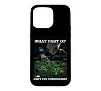 Carcasa para iPhone 15 Pro MAX Billiards Physics Alien Nerd Pool Player