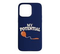 Carcasa para iPhone 15 Pro MAX Biología Ciencia Humor Mi potencial Broma reproductiva