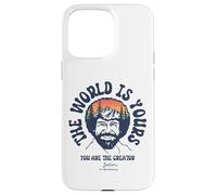 Carcasa para iPhone 15 Pro MAX Bob Ross The World Is Yours