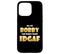 Carcasa para iPhone 15 Pro MAX Bobby Costume Idgaf Funny Meme Halloween Bob Costume Bobbys
