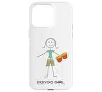 Carcasa para iPhone 15 Pro MAX Bongo Divertido para Mujer, Regalos para Chicas músicas