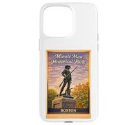 Carcasa para iPhone 15 Pro MAX Boston Minute Historical Park Aerial Revolution Arte de Viaje