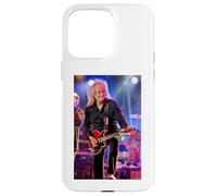 Carcasa para iPhone 15 Pro MAX Brian May Guitarrista Queen & Adam Lambert por Dick Barnatt
