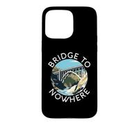 Carcasa para iPhone 15 Pro MAX Bridge To Nowhere California Los Ángeles Bosque Senderismo Retro