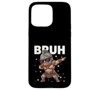 Carcasa para iPhone 15 Pro MAX Bruh Funny Dabbing Gladiator Niños Amante Romano
