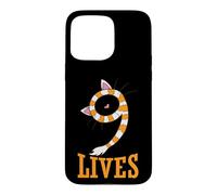 Carcasa para iPhone 15 Pro MAX Bufanda con Orejas de Gato Cat Nine Lives