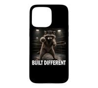 Carcasa para iPhone 15 Pro MAX Built Different Regalo Divertido de Luchador de Fitness