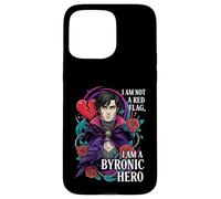 Carcasa para iPhone 15 Pro MAX Byronic Hero Red Flag Dark Academia Literature
