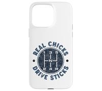 Carcasa para iPhone 15 Pro MAX Caja de Cambios Manual de Cinco velocidades Real Chicks Drive Sticks, Divertida