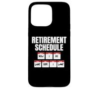 Carcasa para iPhone 15 Pro MAX Calendario de jubilación: Ahora Hago lo Que Quiero