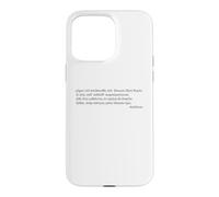 Carcasa para iPhone 15 Pro MAX Callinus - Lengua Griega Antigua Elegía Marcial Letra Poesía