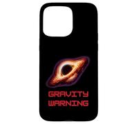 Carcasa para iPhone 15 Pro MAX Camiseta Black Holes Gravity Warning Fun Space Physics