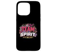 Carcasa para iPhone 15 Pro MAX Camiseta de Gimnasio Rock & Roll Your Healthy Life Style Team Fitness