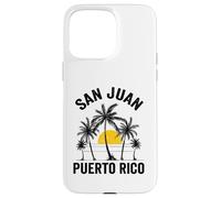 Carcasa para iPhone 15 Pro MAX Camiseta de Recuerdo de Playa de San Juan Puerto Rico 2025 Vacaciones