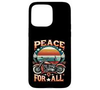 Carcasa para iPhone 15 Pro MAX Camiseta Peace to All Ride for Unity & Brotherhood Freedom