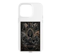 Carcasa para iPhone 15 Pro MAX Camiseta vikinga Odin Fenrir Wolf Mitología Nórdica Lobos