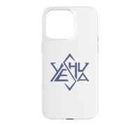 Carcasa para iPhone 15 Pro MAX Camiseta Yeshua Jesucristo Super Star of David
