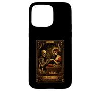 Carcasa para iPhone 15 Pro MAX Carta de Tarot Darkness Skeleton Nail Boss The Nail Tech's Life