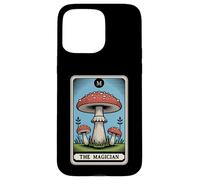 Carcasa para iPhone 15 Pro MAX Carta de Tarot Fly Agaric Amanita Muscaria Mushroom The Magician