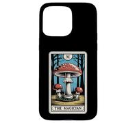 Carcasa para iPhone 15 Pro MAX Carta de Tarot Fly Agaric Amanita Muscaria Mushroom The Magician
