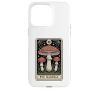 Carcasa para iPhone 15 Pro MAX Carta de Tarot Fly Agaric Amanita Muscaria Mushroom The Magician
