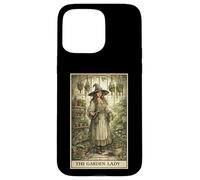 Carcasa para iPhone 15 Pro MAX Carta de Tarot The Garden Lady Botanist Gardening