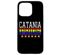Carcasa para iPhone 15 Pro MAX Catania Pride Italy Gay Lesbianas Queer LGBT Rainbow Flag