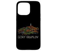 Carcasa para iPhone 15 Pro MAX Cesky Krumlov Chequia - Recuerdo de Viaje para Regalo histórico de la Ciudad